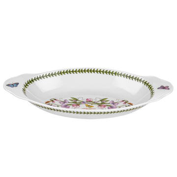 Portmeirion Botanic Garden - 40x18.5cm/15.7x7" Oval Baking Dish with Handles (E) Sweet Pea