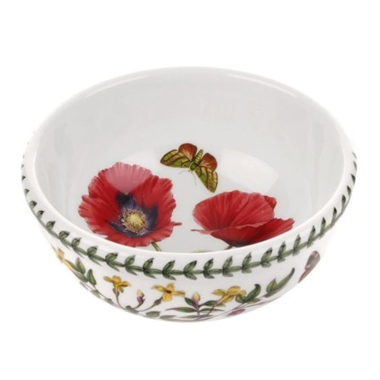 Portmeirion Botanic Garden - 14cm Fruit Salad Bowl Poppy