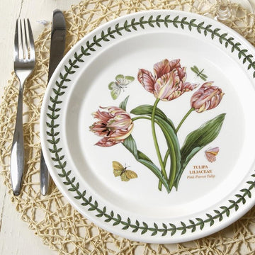 Portmeirion Botanic Garden - 26.5cm Dinner Plate Pink Parrot Tulip