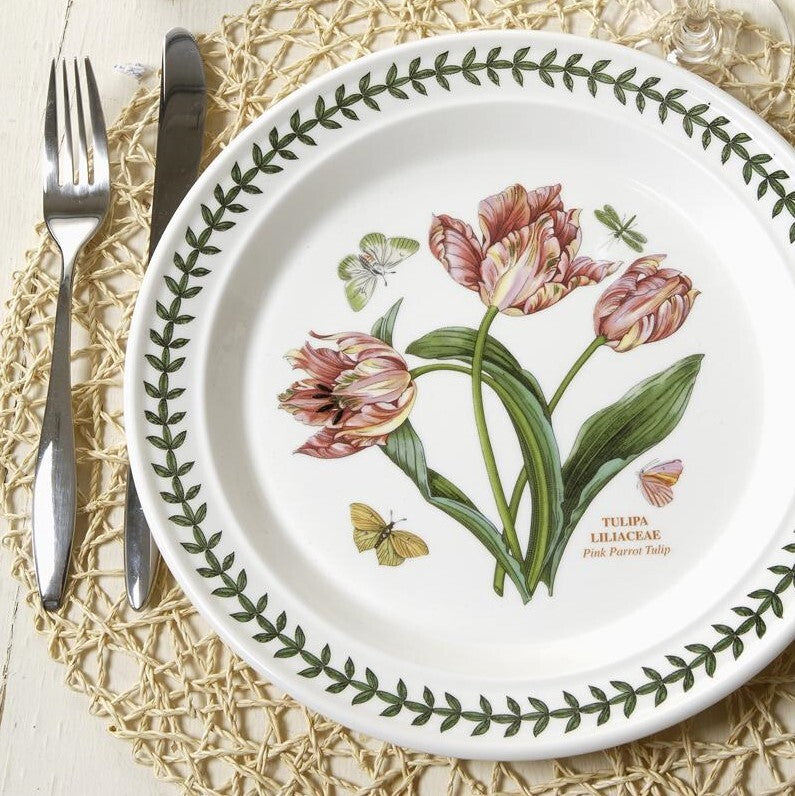 Portmeirion Botanic Garden - 26.5cm Dinner Plate Pink Parrot Tulip