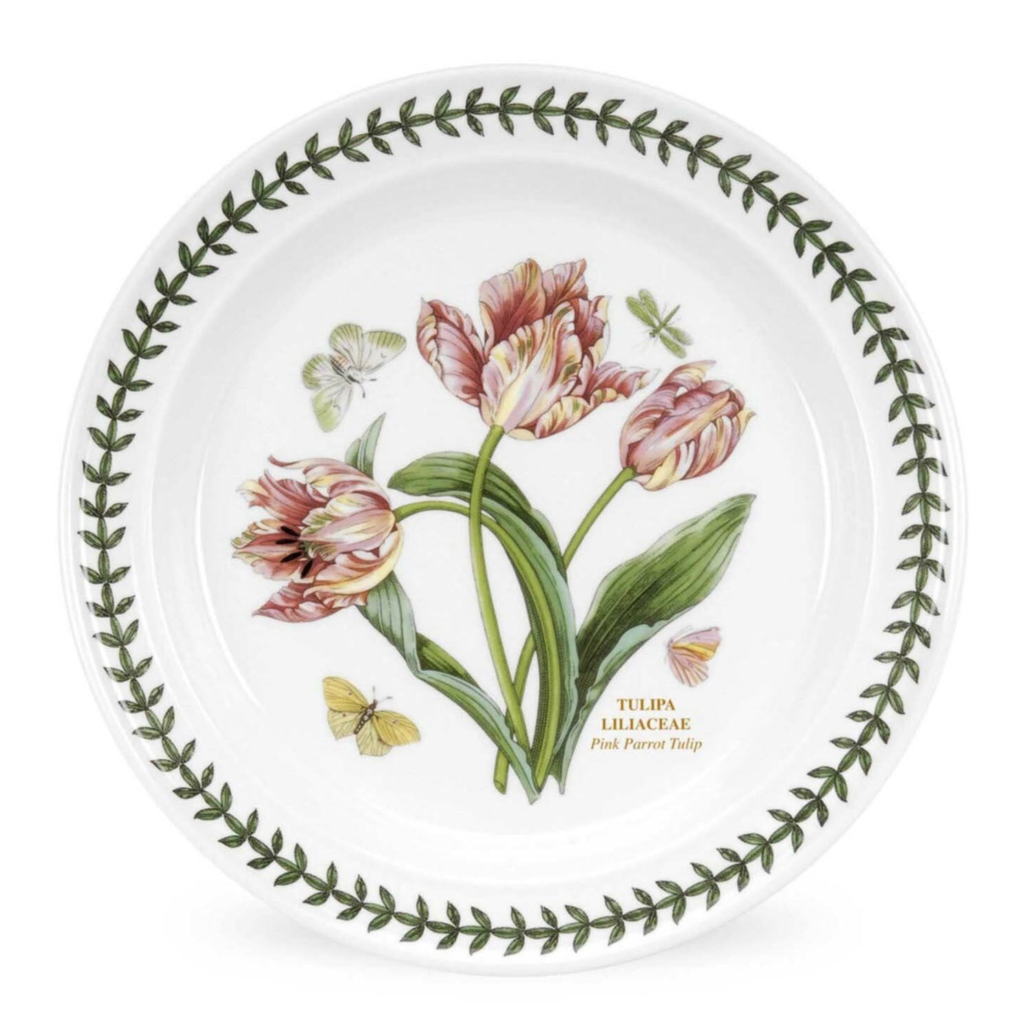 Portmeirion Botanic Garden - 21.5cm Entrée Plate Pink Parrot Tulip