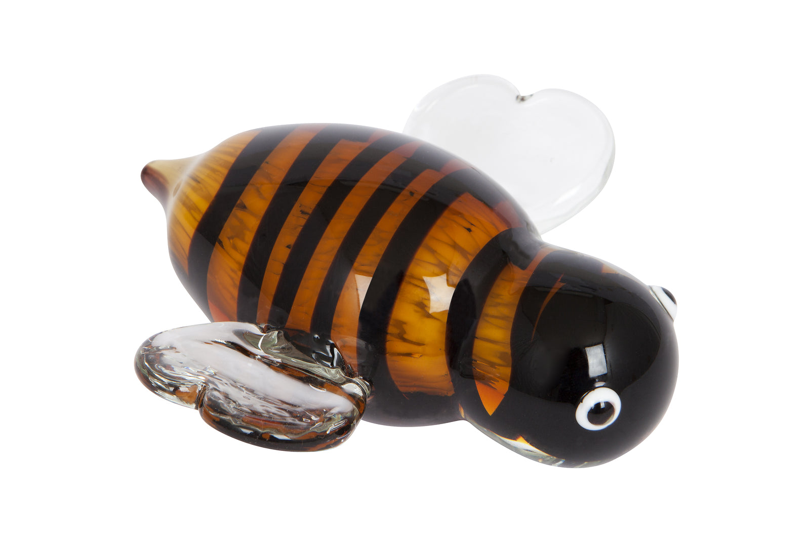 Russell Collection Coloured Glass Ornament - Miniature Bee 12x12x5cm
