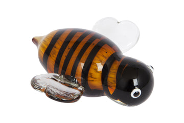 Russell Collection Coloured Glass Ornament - Miniature Bee 12x12x5cm