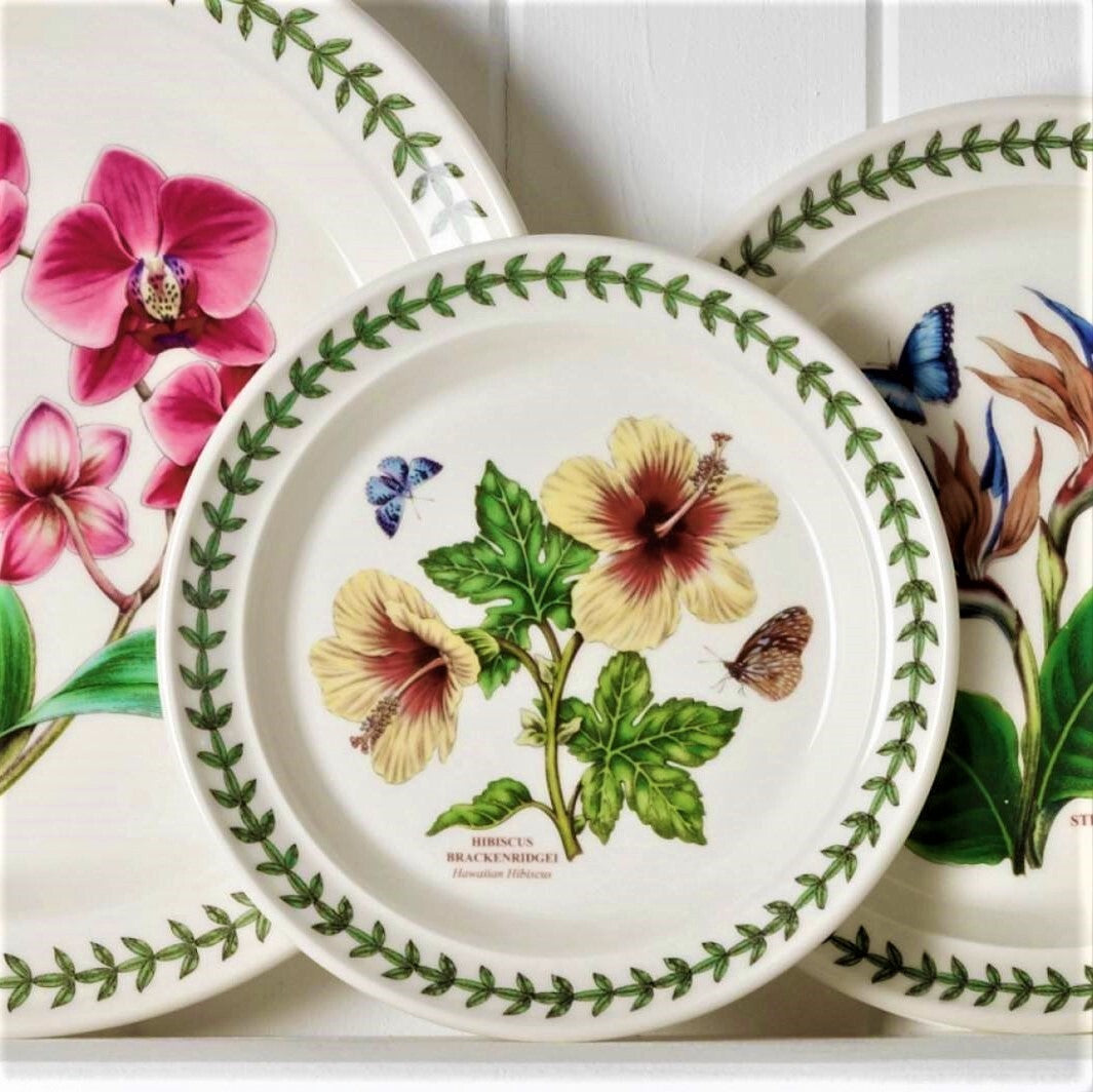 Portmeirion Exotic Botanic Garden - 18.5cm Bread & Butter Plate (S/6) Assorted motifs