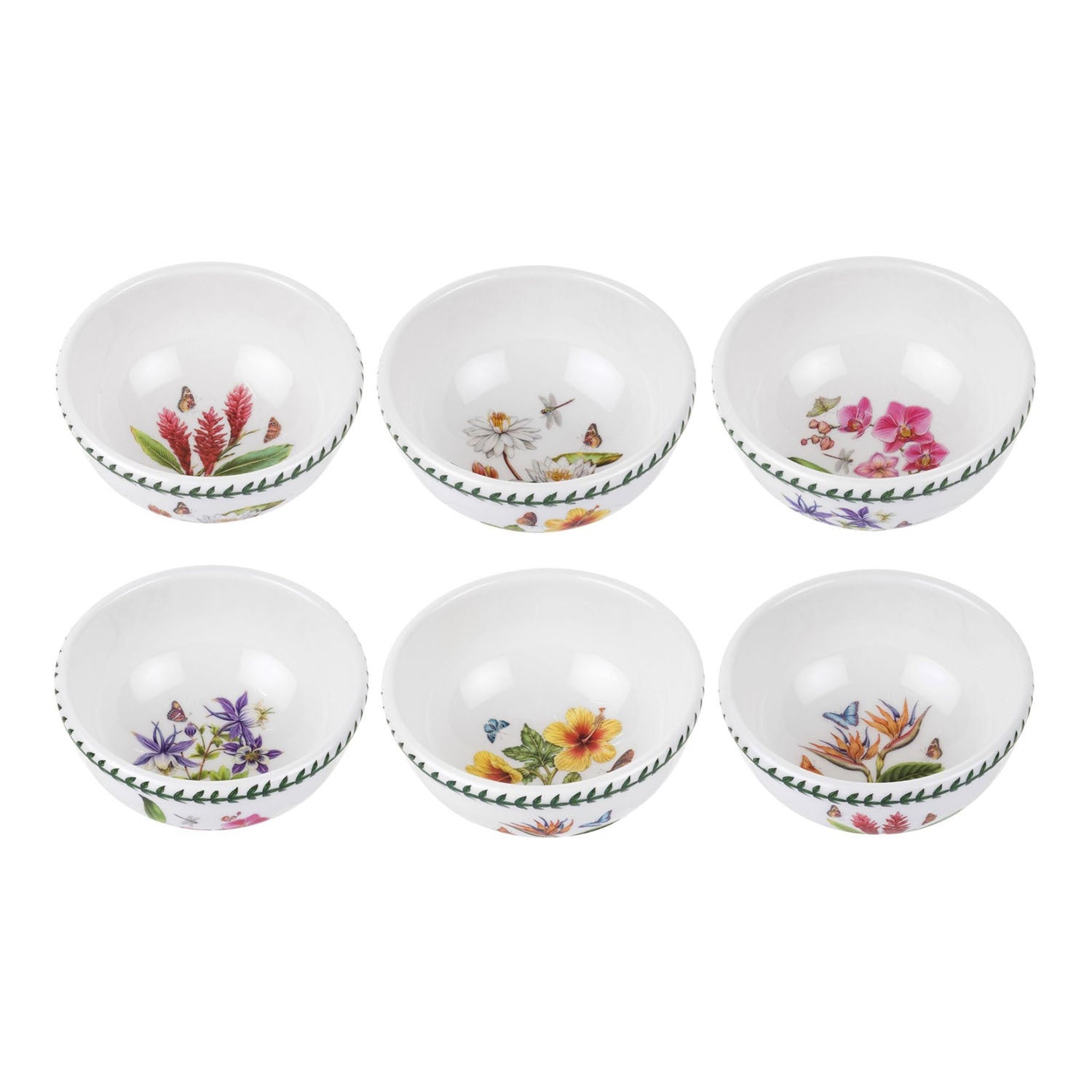 Portmeirion Exotic Botanic Garden - 14cm Fruit Salad Bowl (S/6) Assorted motifs