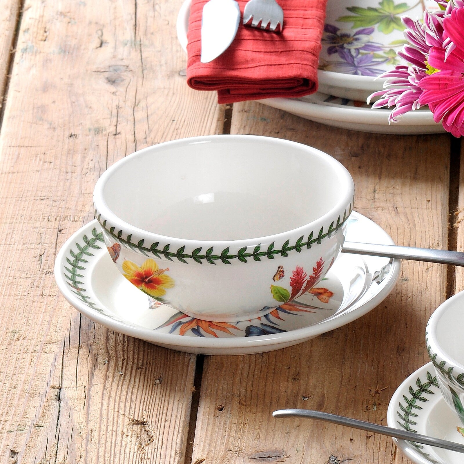 Portmeirion Exotic Botanic Garden - 14cm Fruit Salad Bowl (S/6) Assorted motifs