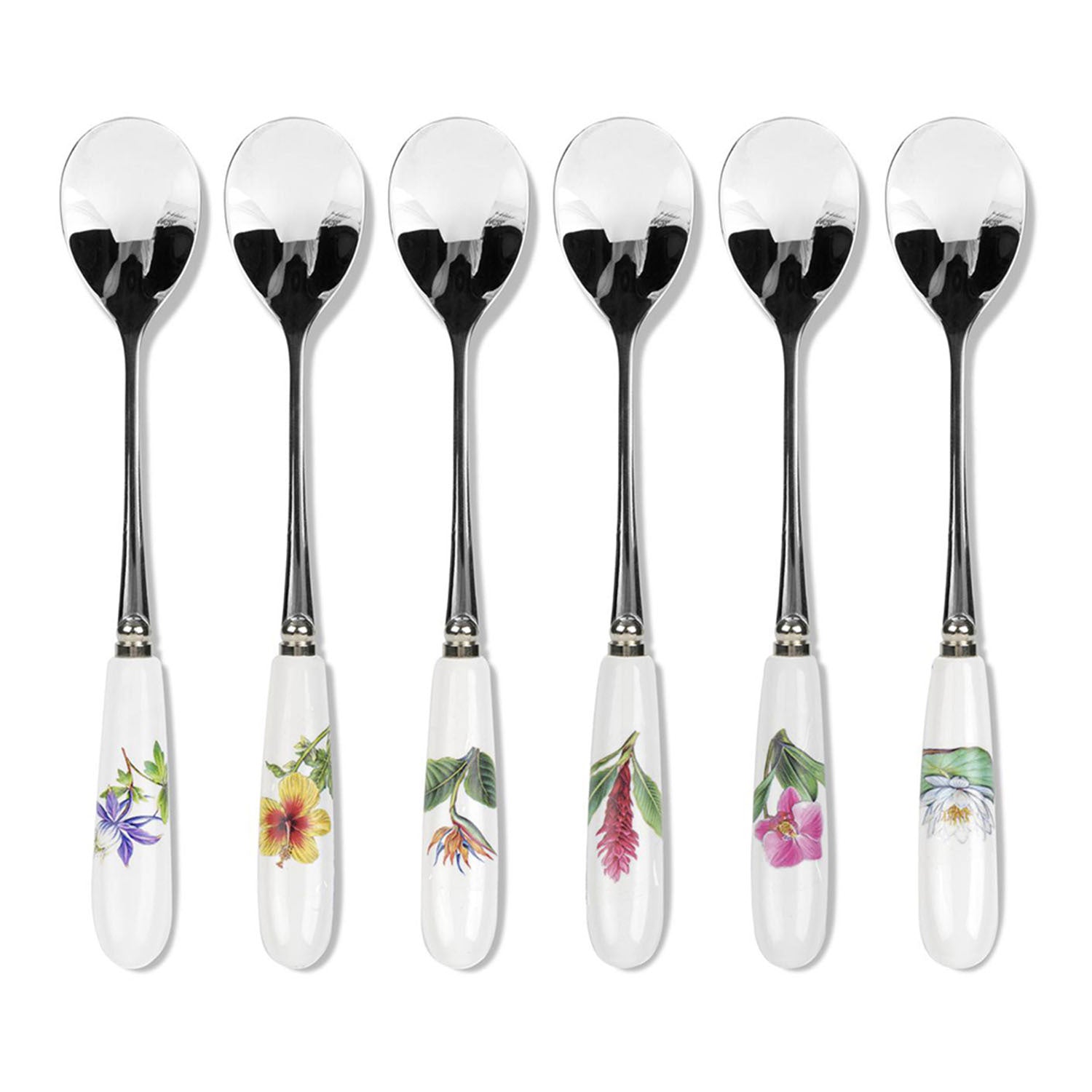 Portmeirion Exotic Botanic Garden - 15.5cm Teaspoon (Boxed S/6) Assorted motifs