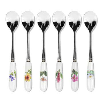 Portmeirion Exotic Botanic Garden - 15.5cm Teaspoon (Boxed S/6) Assorted motifs