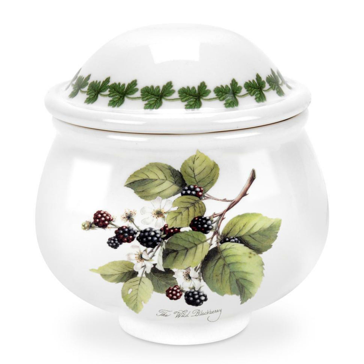 Portmeirion Pomona - 0.26L Covered Sugar Bowl Blackberry