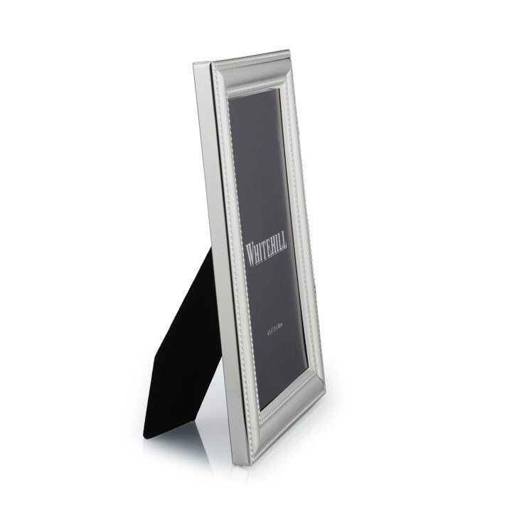 Whitehill Studio - Silver Plated Beaded Photo Frame 10cm x 15cm