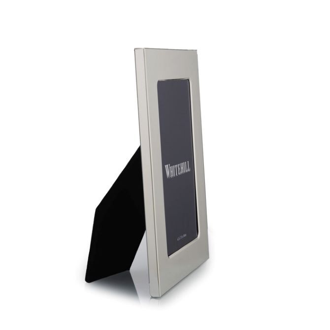 Whitehill Studio - Silver Plated Plain Photo Frame 10cm x 15cm