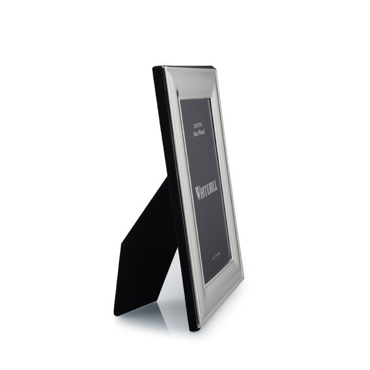 Whitehill Frames - Silver Plated Plain Photo Frame 10cm x 15cm