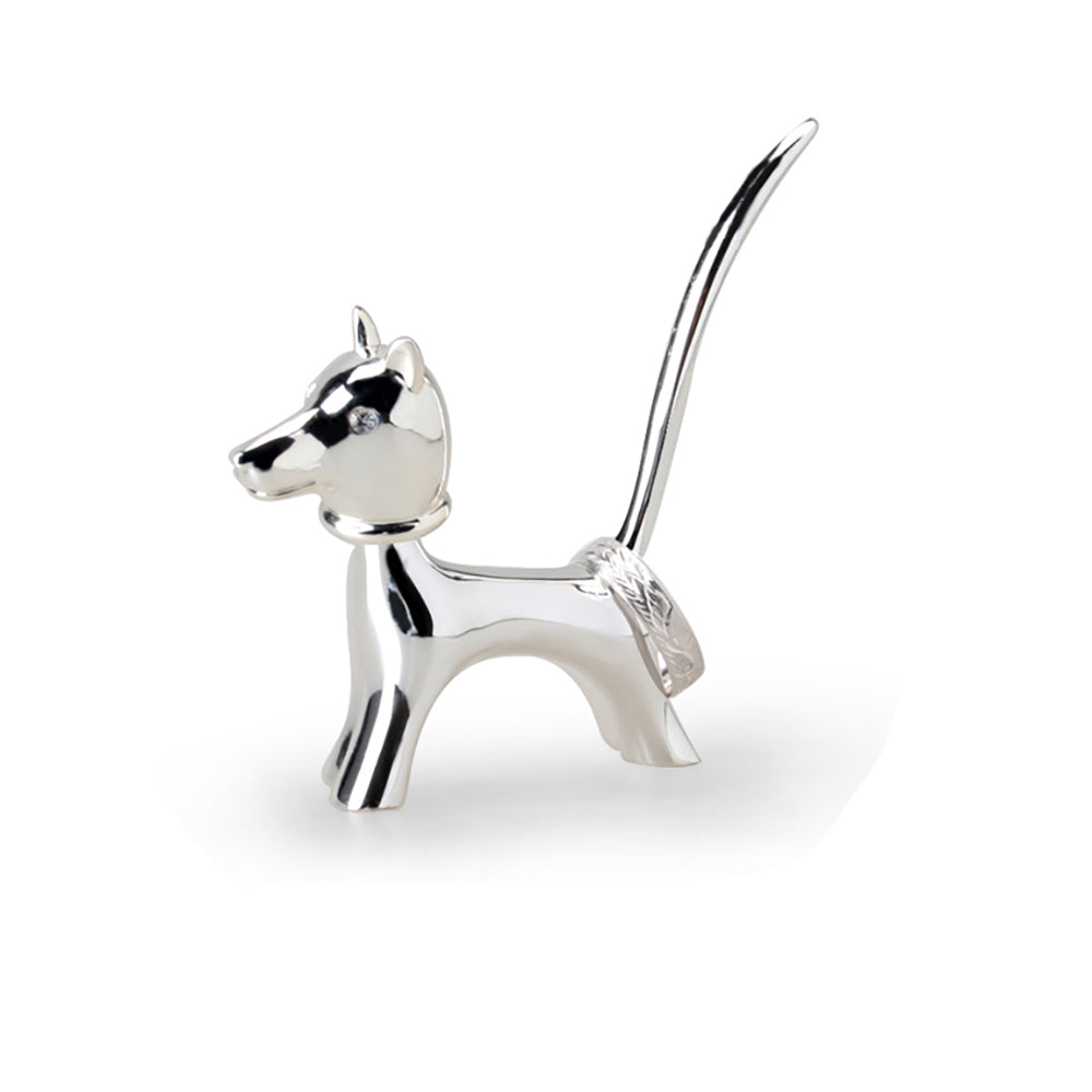 Whitehill Giftware - Silver Plated Dog Ring Holder