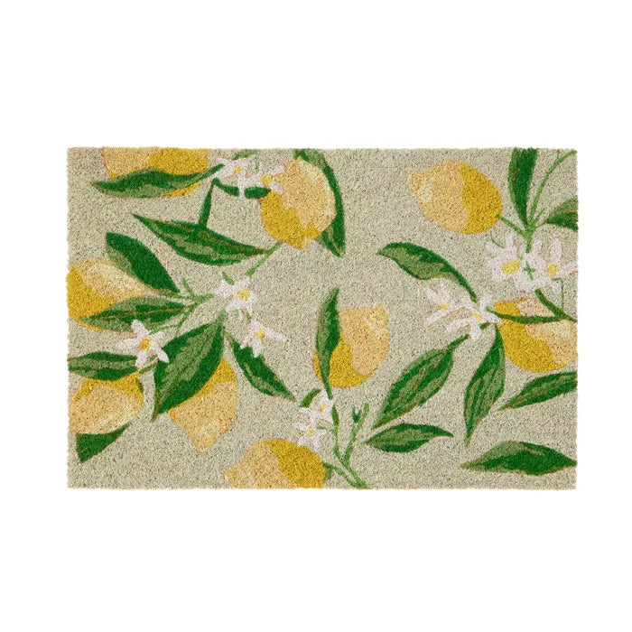 Limone PVC Back Coir Mat 40x60cm Green