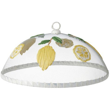 Limone Mesh Food Cover 35cm White/Yellow