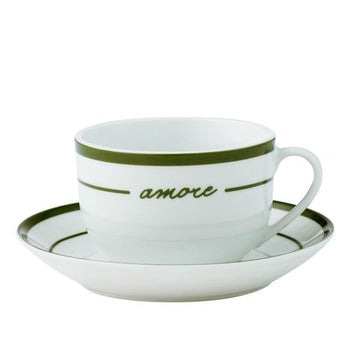 Osteria Cer Latte Cup & Saucer 220ml