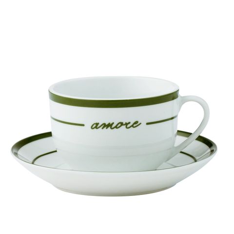 Osteria Cer Latte Cup & Saucer 220ml