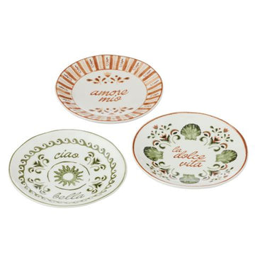 Dolce Vita Ceramic Dish 15.5cm 3 Asst