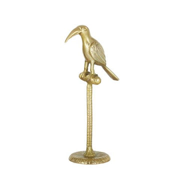 Rio Metal Sculpture 15x12x39cm Gold