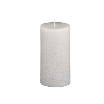Terra Texture Pillar Candle 7x14cm Nat
