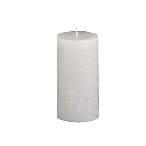 Terra Texture Pillar Candle 7x14cm Nat