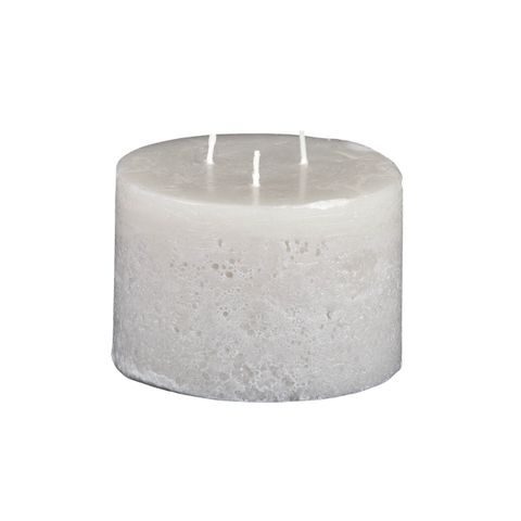 Terra Texture Pillar Candle 12x7.5cm Nat