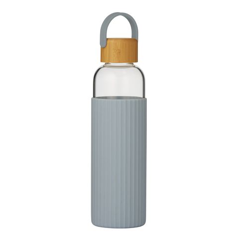 Costa Glass/Silicone Bottle 600ml Denim