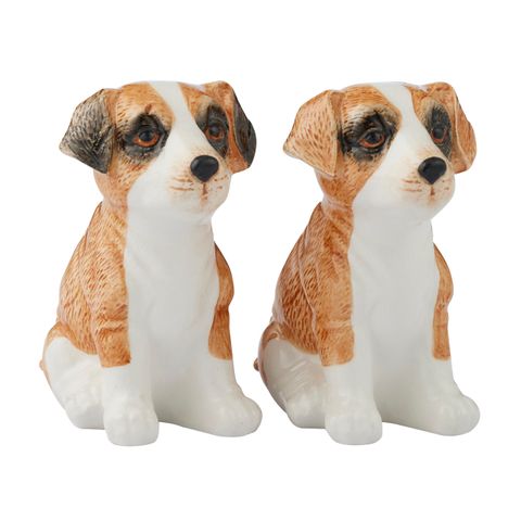 Jack S/2 Ceramic S&P Shakers 6x4x9cm