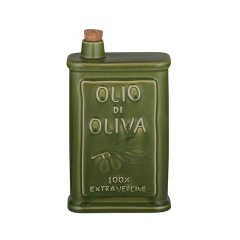 Olio Ceramic Oil Bottle 12x6x22cm Green