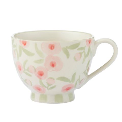 Lauren Ceramic Mug 11x14x8.5cm Green/Pnk